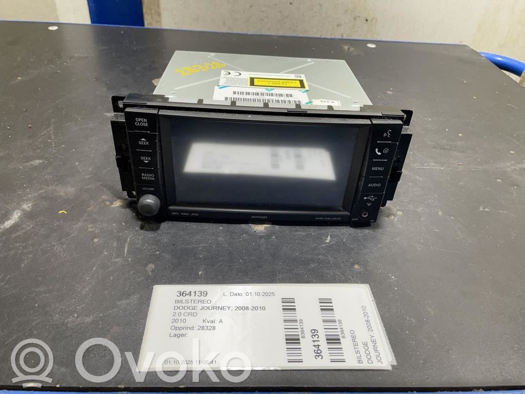 Panel / Radioodtwarzacz CD/DVD/GPS   5064760AE,5064760AE