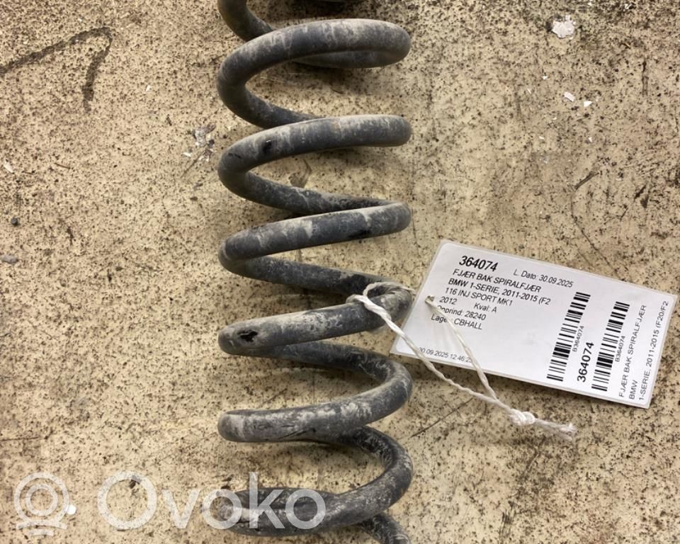 BMW 1 F20 F21 Podkładka / Gniazdo sprężyny tylnej 