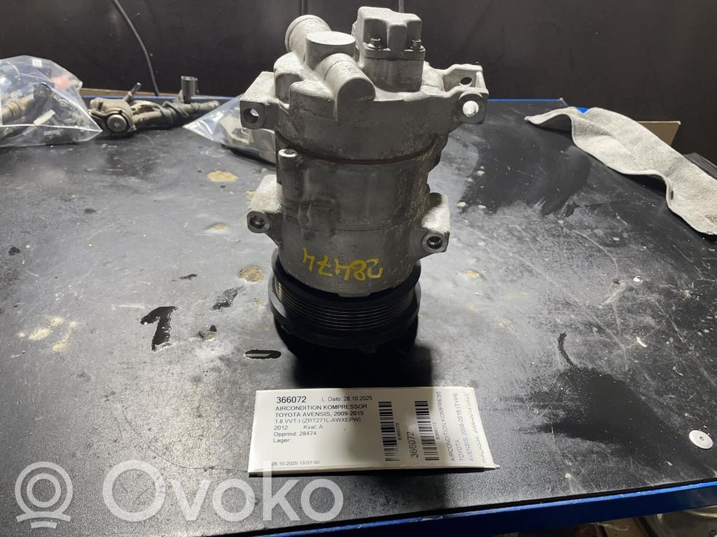 Toyota Avensis T270 Kompresor / Sprężarka klimatyzacji A/C 