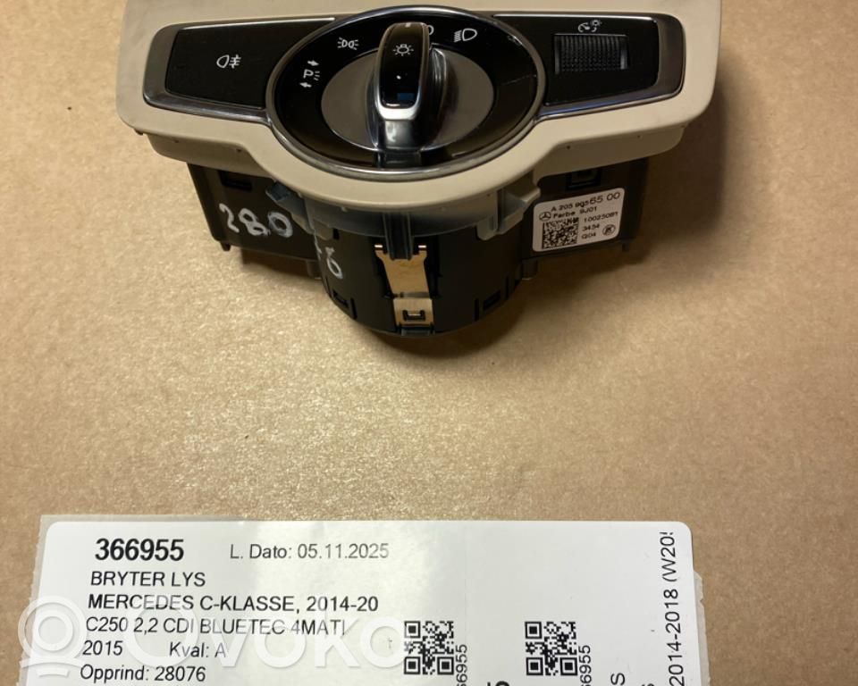 Interruptor de luz   A2059056500,A2059056500