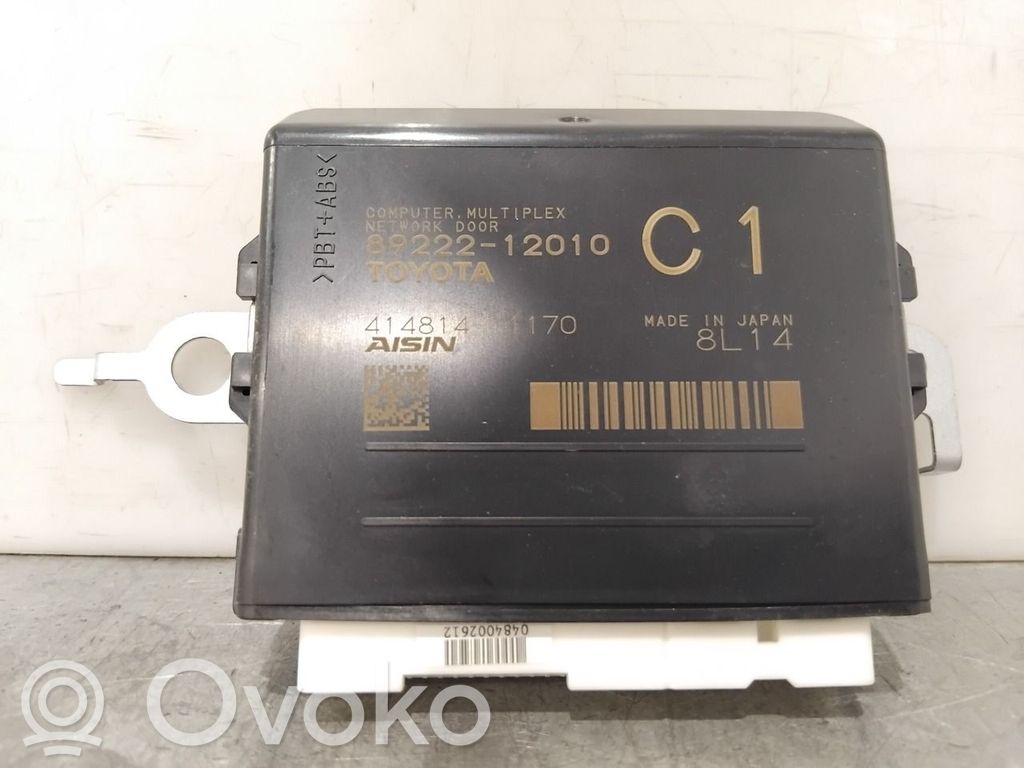 Toyota Corolla E210 E21 Unitate/modul comandă hayon/portbagaj 