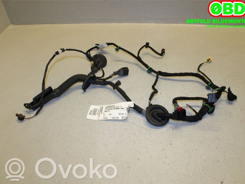 Audi A8 S8 D4 4H Mazo de cables 