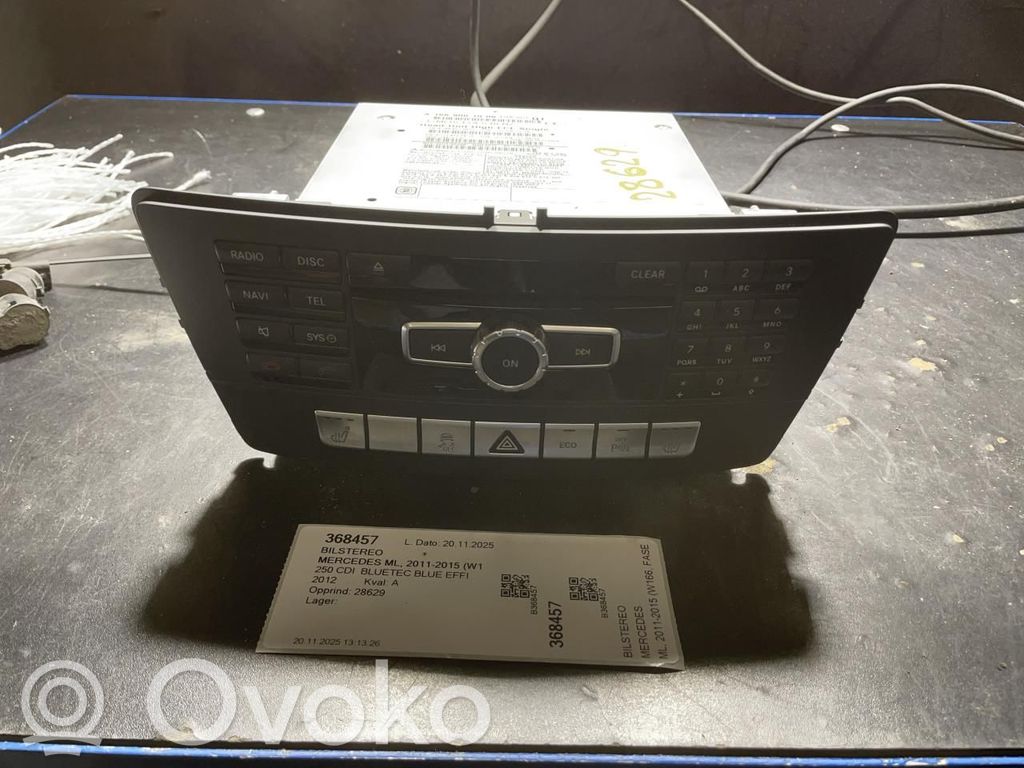 Mercedes-Benz ML W166 Unitate principală radio/CD/DVD/GPS