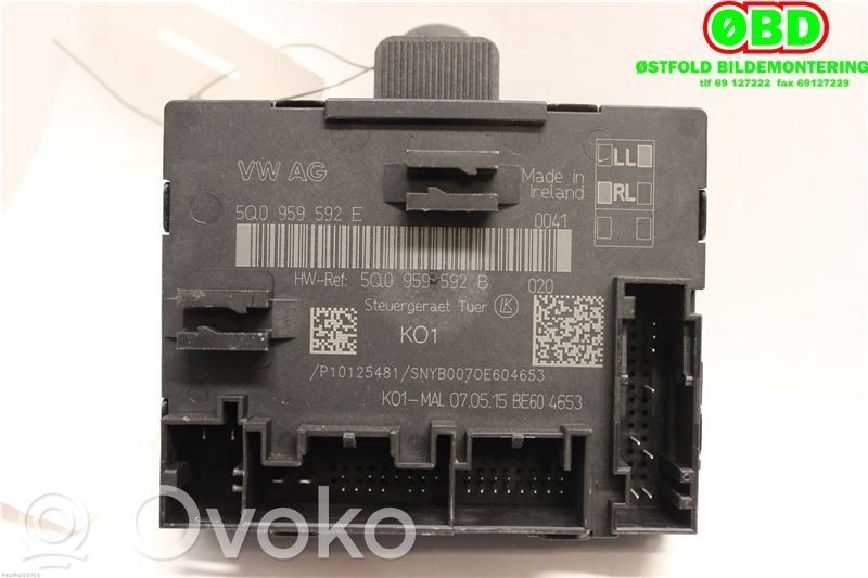 Volkswagen PASSAT B8 Unitate/modul comandă uși 