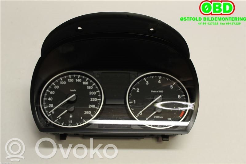 BMW 3 E90 E91 Spidometrs (instrumentu panelī) 