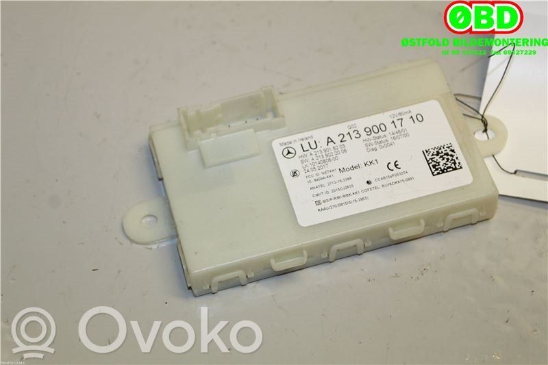 Mercedes-Benz E W213 Unitate/modul de control fără cheie (KESSY) 