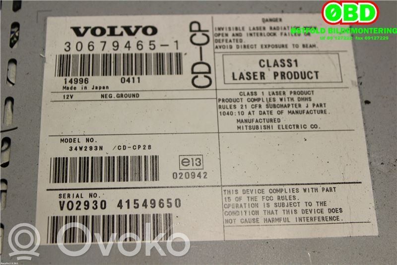Volvo XC90 Unità principale autoradio/CD/DVD/GPS 