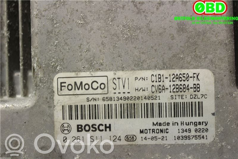 Ford Fiesta Unité de commande, module ECU de moteur 