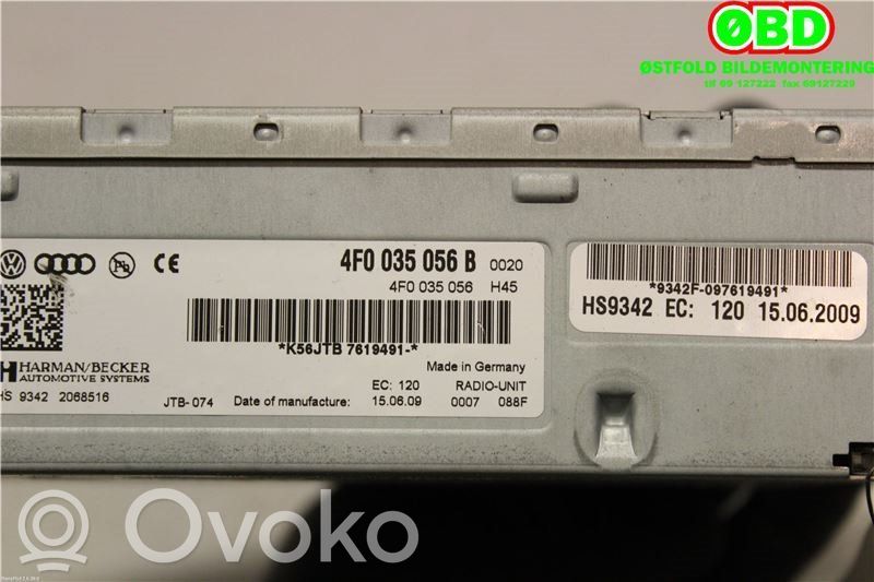 Audi A5 8T 8F Unité principale radio / CD / DVD / GPS 