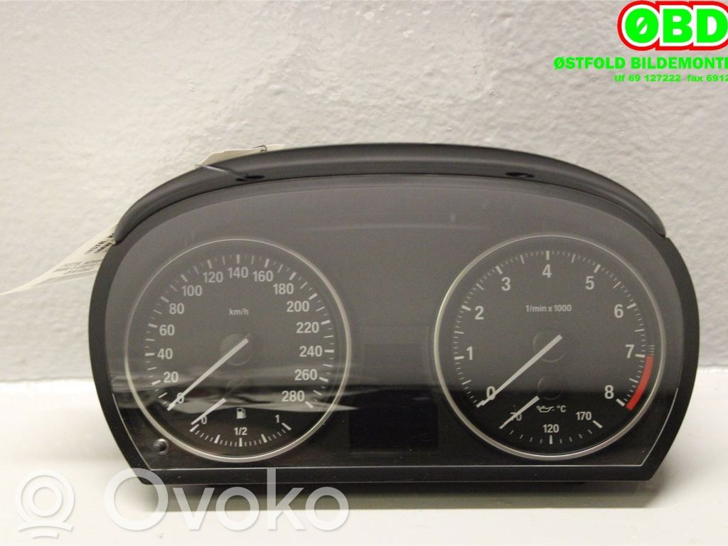 BMW 3 E90 E91 Speedometer (instrument cluster) 