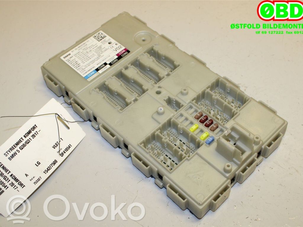 BMW 5 G30 G31 G38 Modulo di controllo del corpo centrale 