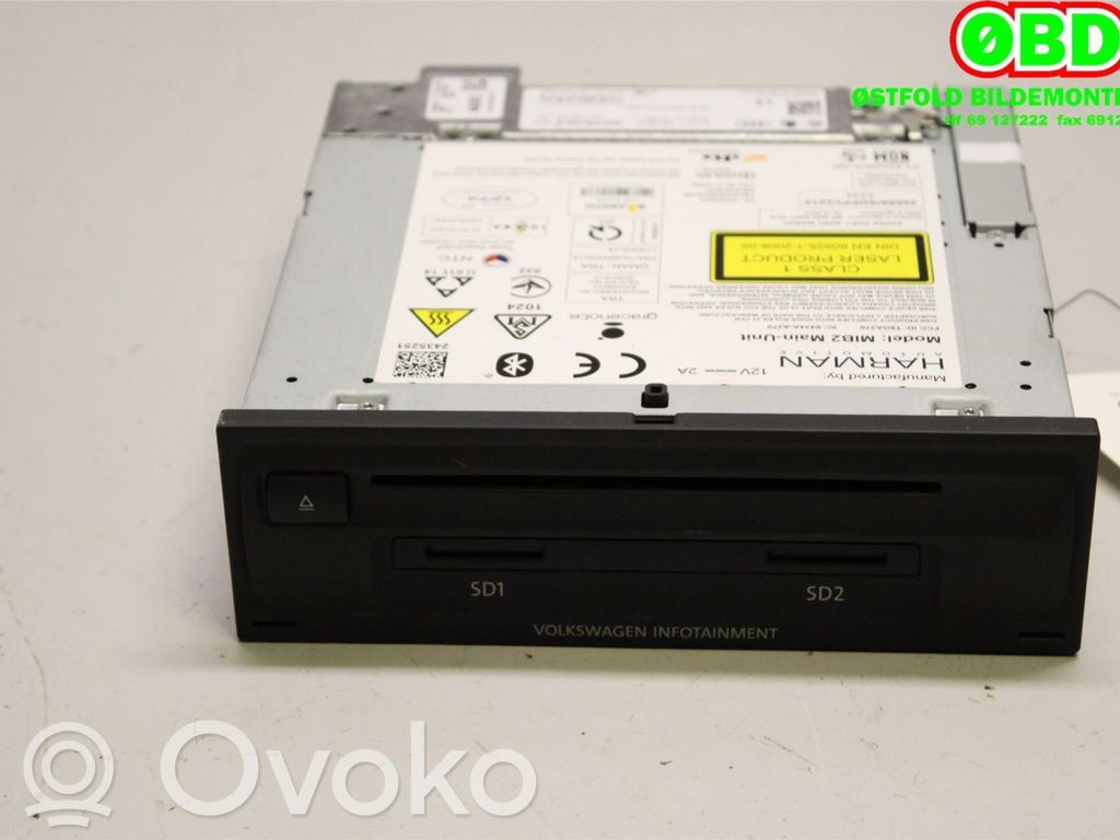 Volkswagen Tiguan Panel / Radioodtwarzacz CD/DVD/GPS 
