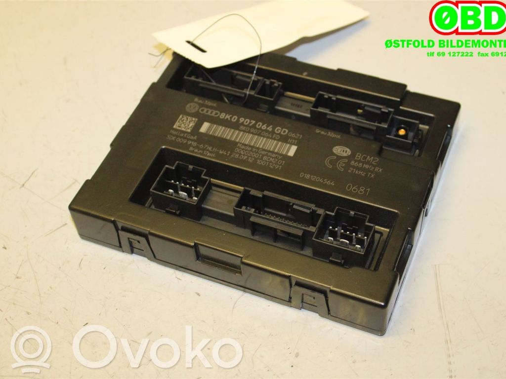 Modul de control caroserie central   8K0907064HJ,8K0907064GD,8K0907064GD,8K0907064GD,8K0907064HJ,8K0907064KJ