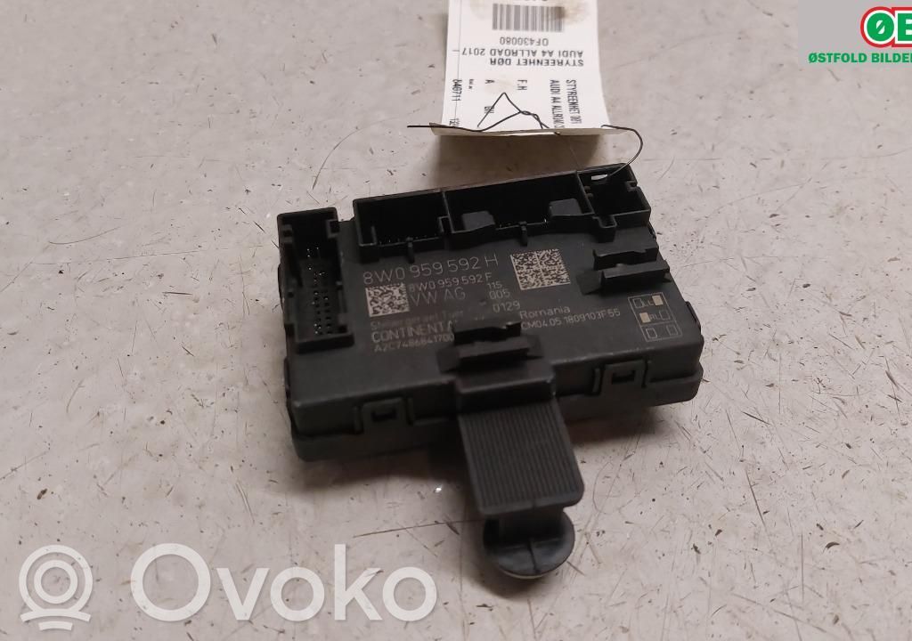Centralina/modulo portiere   4M0959792H,8W0959592H,8W0959592H,4M0959792H,8W0959592H
