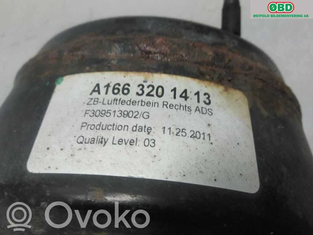 Mercedes-Benz ML W166 Air suspension bag 