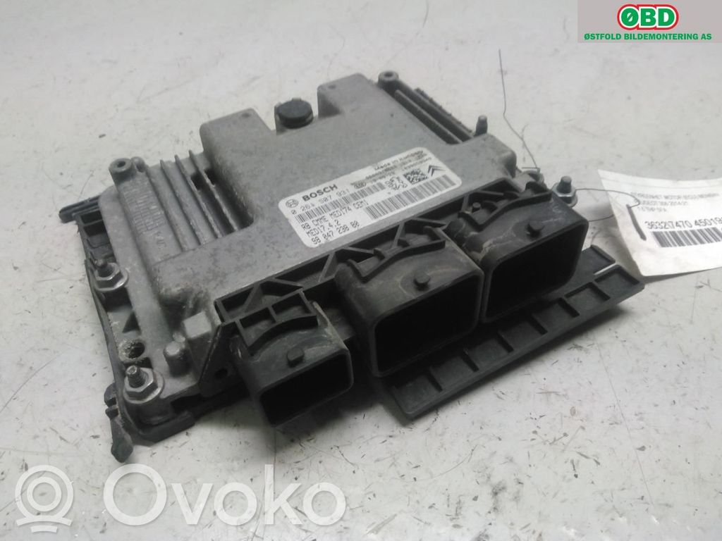 Peugeot 308 Unité de commande, module ECU de moteur 