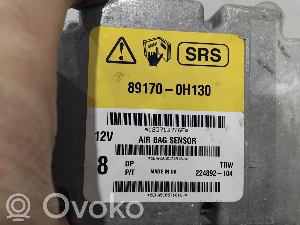 Peugeot 108 Airbag control unit/module 