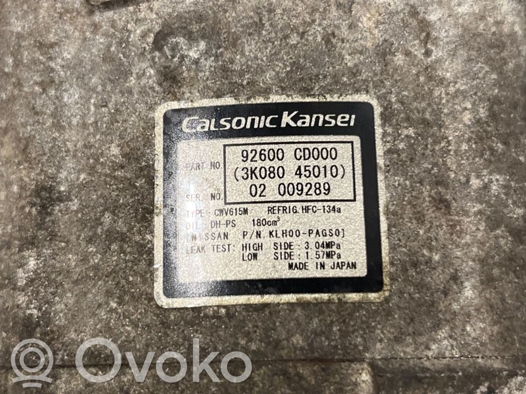 Nissan 350Z Klimakompressor Pumpe 