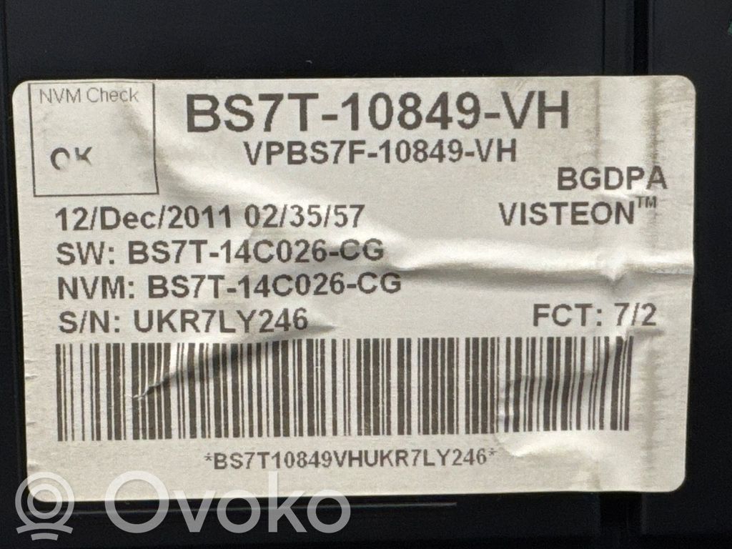 Ford Mondeo MK IV Speedometer (instrument cluster) 
