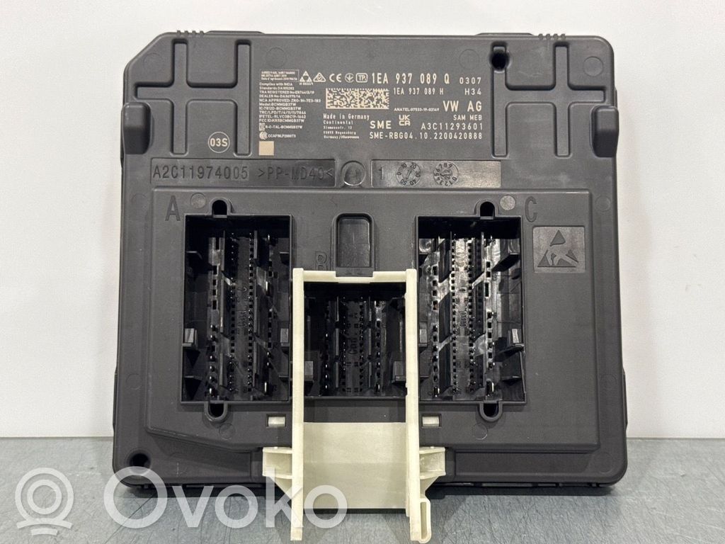 Central body control module   1EA937089Q,1EA937089Q,1EA937089Q,1EA937089Q,A3C11293601