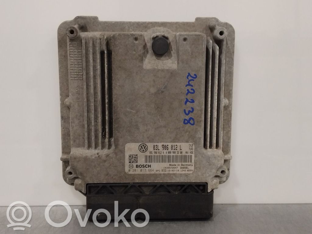 Unité de commande, module ECU de moteur   03L906012L,03L906012L,03L906012L,03L906012L