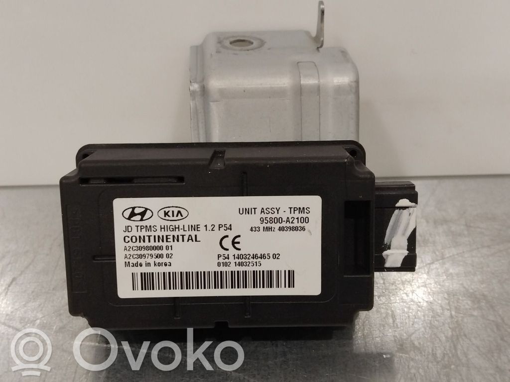 KIA Ceed Capteur de pression des pneus 