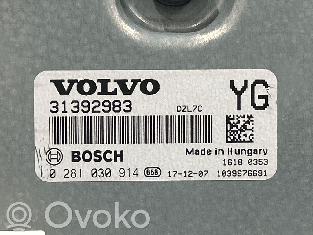 Volvo V60 Unidad de control/módulo ECU del motor 