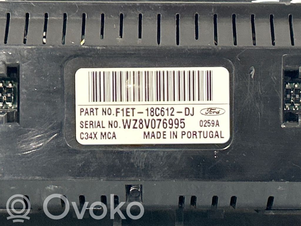 Console centrale, commande chauffage/clim   2376689,F1ET18C612DJ,F1ET18C612DJ,2376689,F1ET18C612DJ