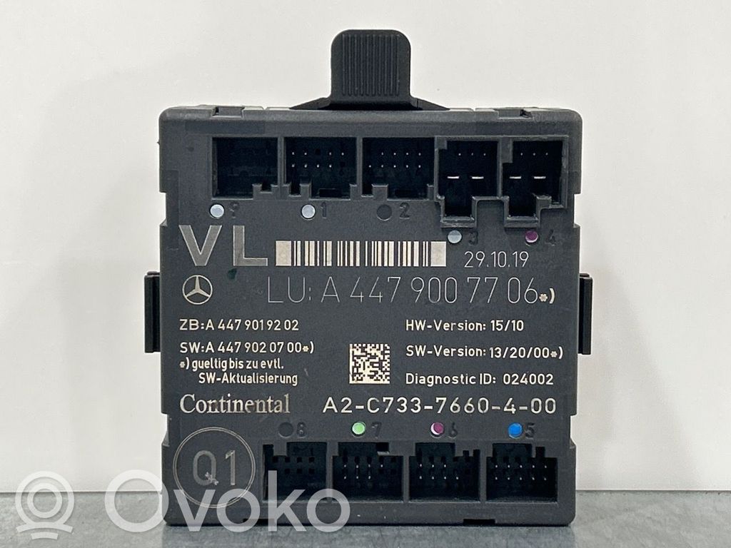 Mercedes-Benz Vito Viano W447 Sterownik / Moduł drzwi 