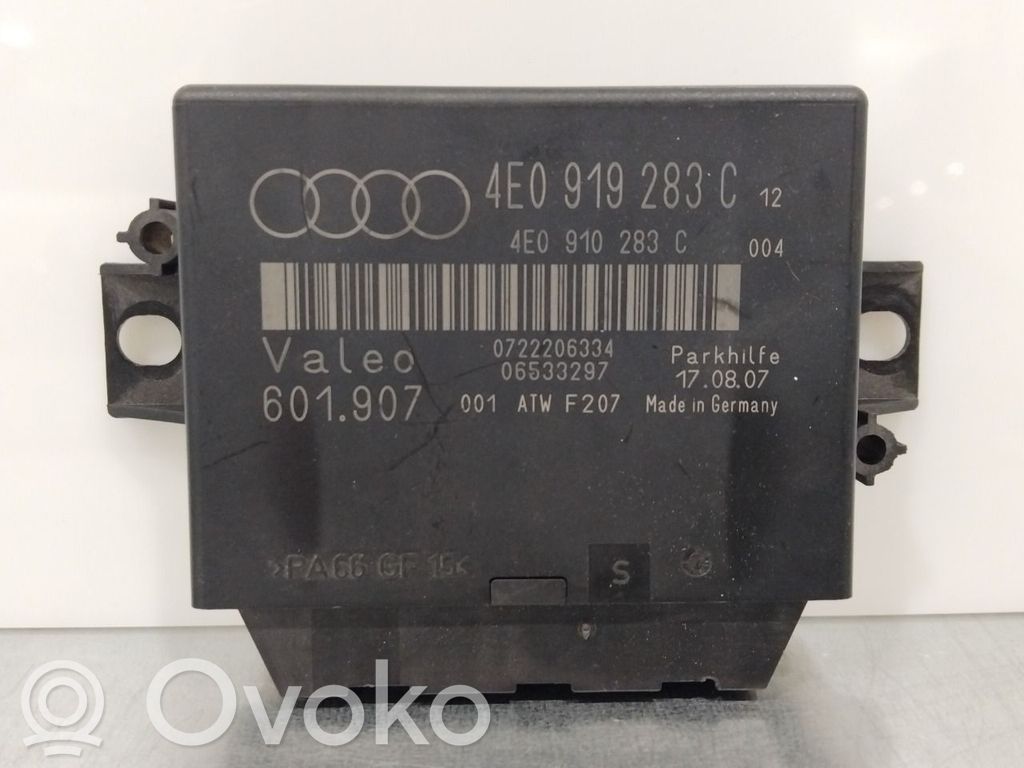 Audi A8 S8 D3 4E Steuergerät Einparkhilfe Parktronic PDC 