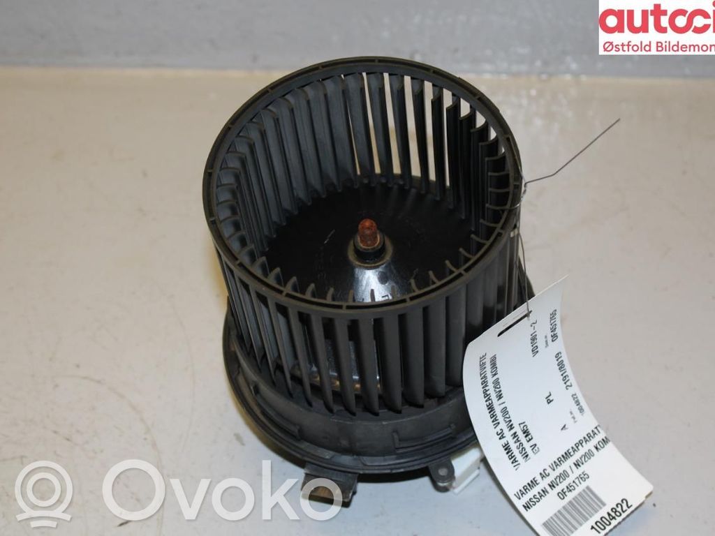 Nissan NV200 Ventilator aerotermă 