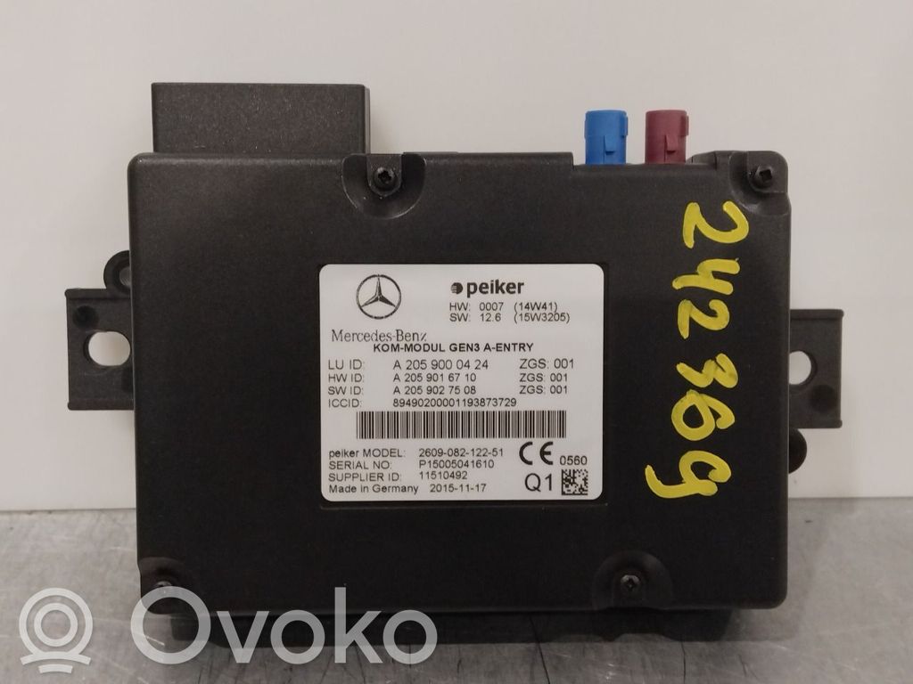 Mercedes-Benz B W246 W242 Alte unități/module de control 