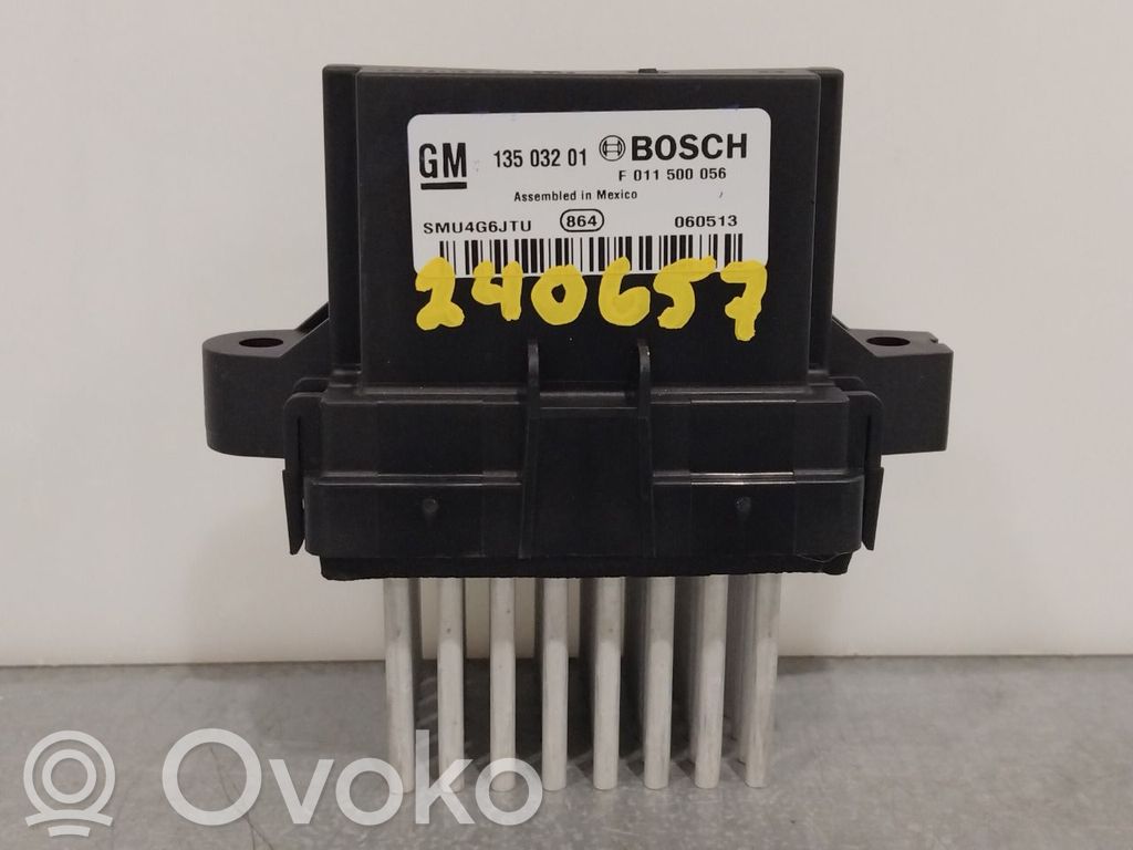Opel Astra J Résistance moteur de ventilateur de chauffage