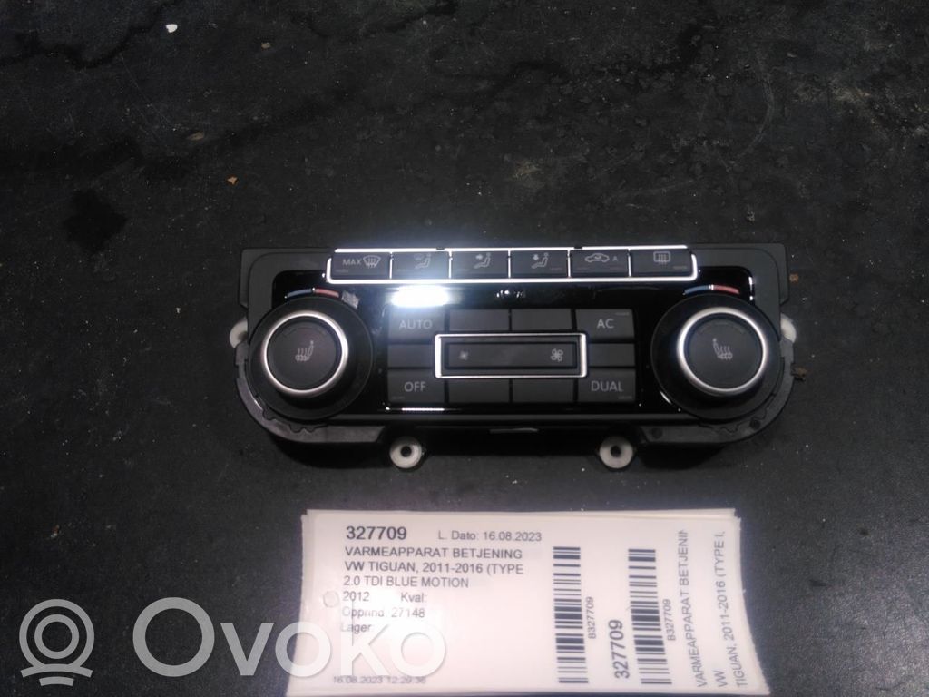 Volkswagen Tiguan Console centrale, commande chauffage/clim 