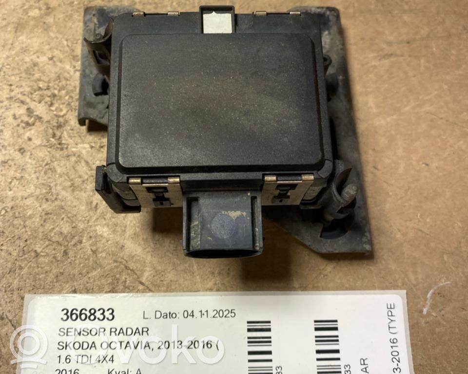 Skoda Octavia Mk3 (5E) Sensor de radar Distronic 