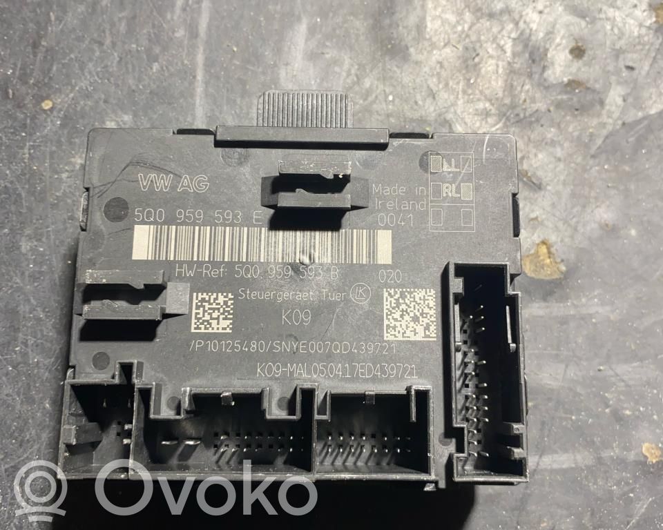 Audi A3 S3 8V Door control unit/module 
