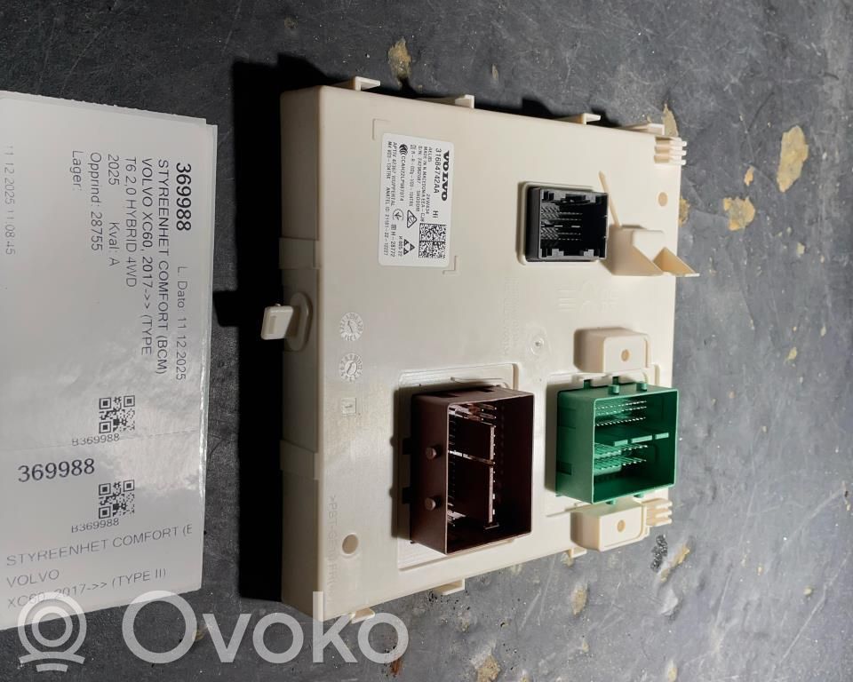 Volvo XC60 Central body control module 