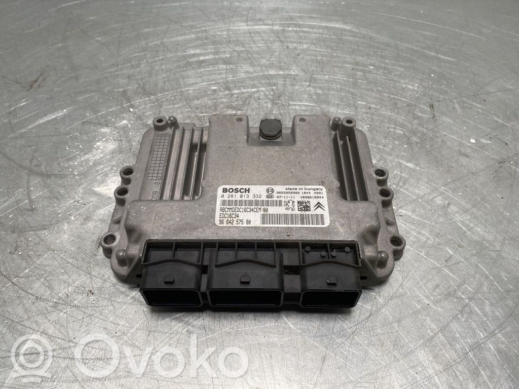 Peugeot 308 Engine control unit/module ECU 