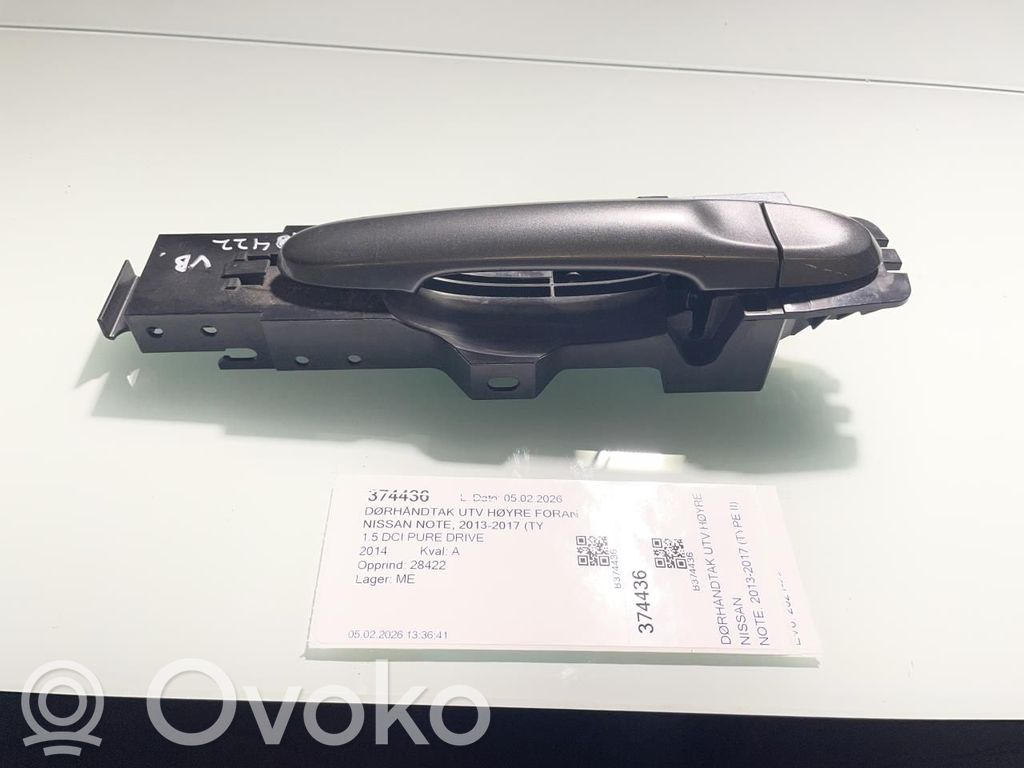 Nissan Note (E12) Maniglia esterna per portiera anteriore 