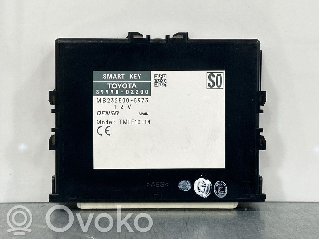 Toyota Auris E180 Unitate/modul de control fără cheie (KESSY) 