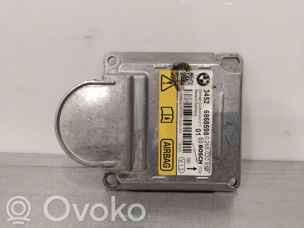 BMW 3 F30 F35 F31 Centralina/modulo airbag 