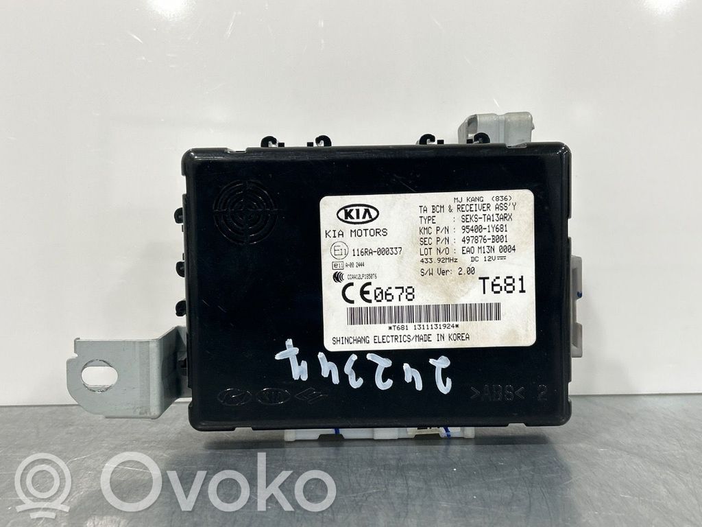 KIA Picanto Module de contrôle carrosserie centrale 