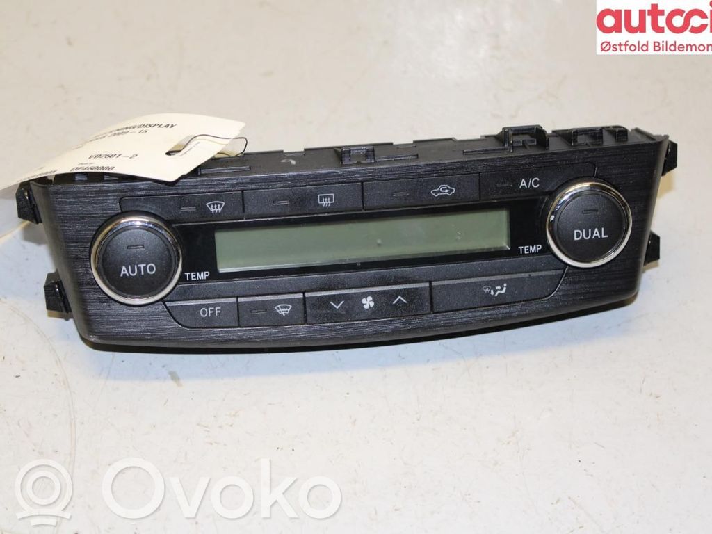 Toyota Avensis T270 Mascherina climatizzatore/regolatore riscaldamento 