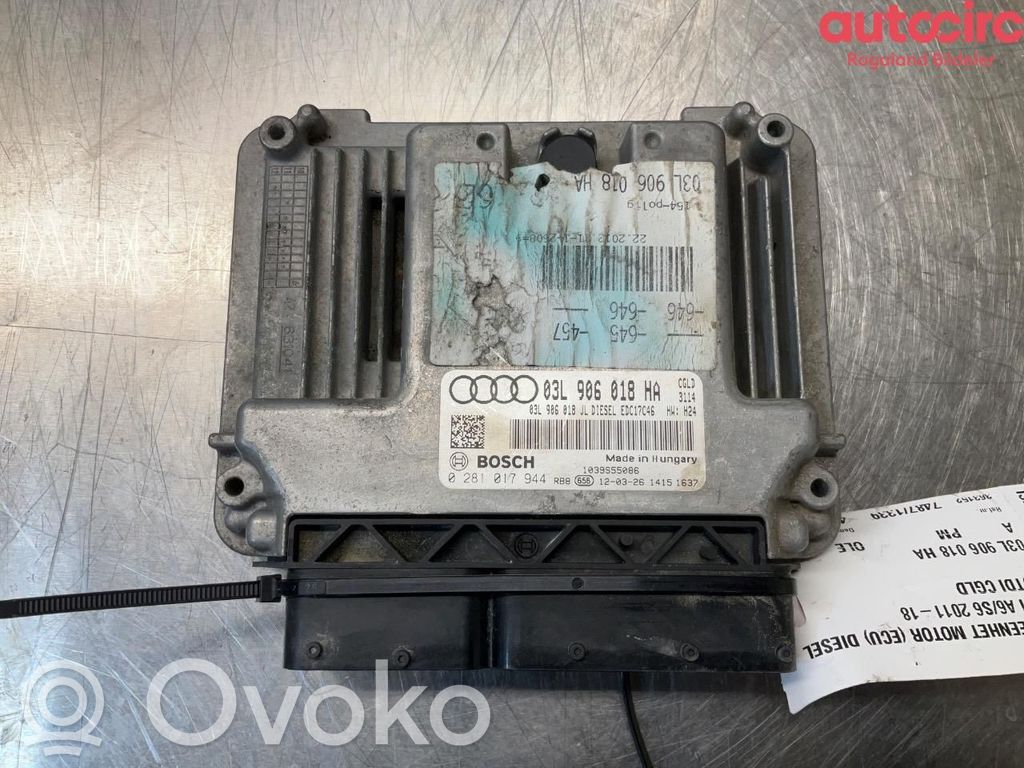 Unitate control motor/modul ECU   03L906018HA,03L906018HA,03L906018HA,03L906018HA