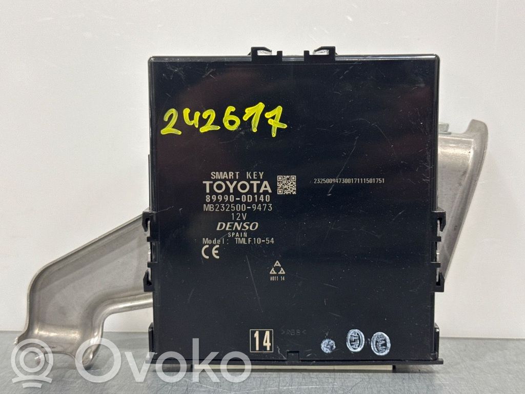 Toyota Yaris Unitate/modul de control fără cheie (KESSY) 