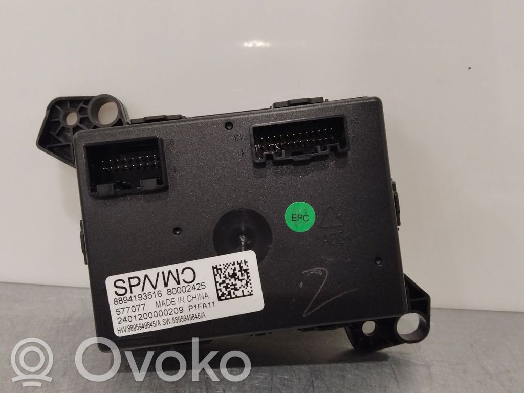 Volvo EX30 Steuergerät Klimaanlage / Heizung / Lüftung 