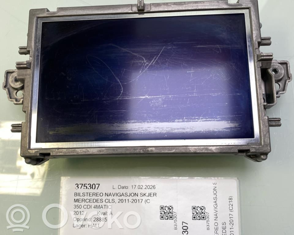 Mercedes-Benz CLS C218 X218 Ecran/afișaj/ecran mic 