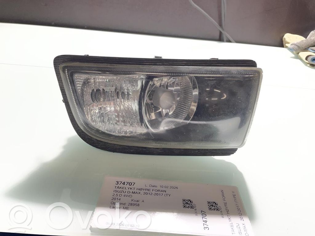 Isuzu D-Max Etusumuvalo 