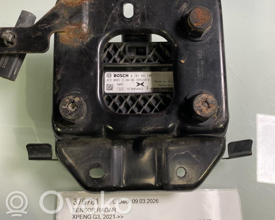 XPeng G3 Distronic sensor radar 
