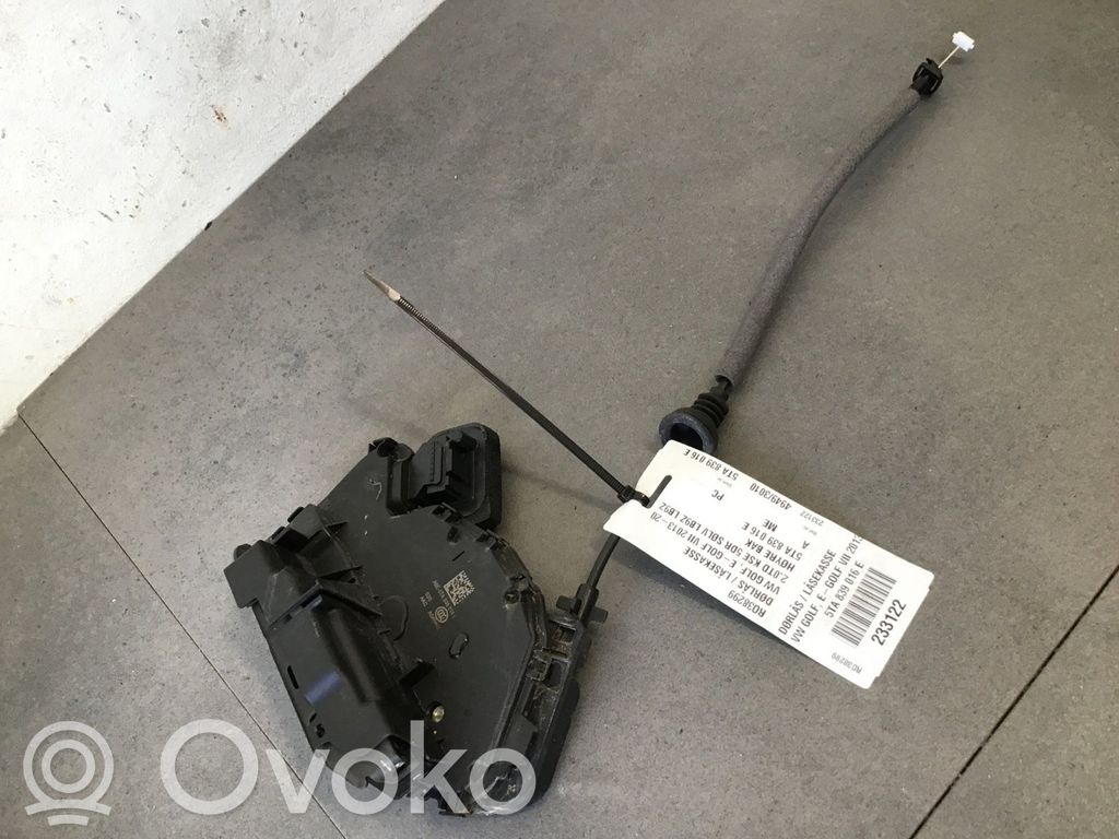 Volkswagen Golf VII Etuoven lukko 